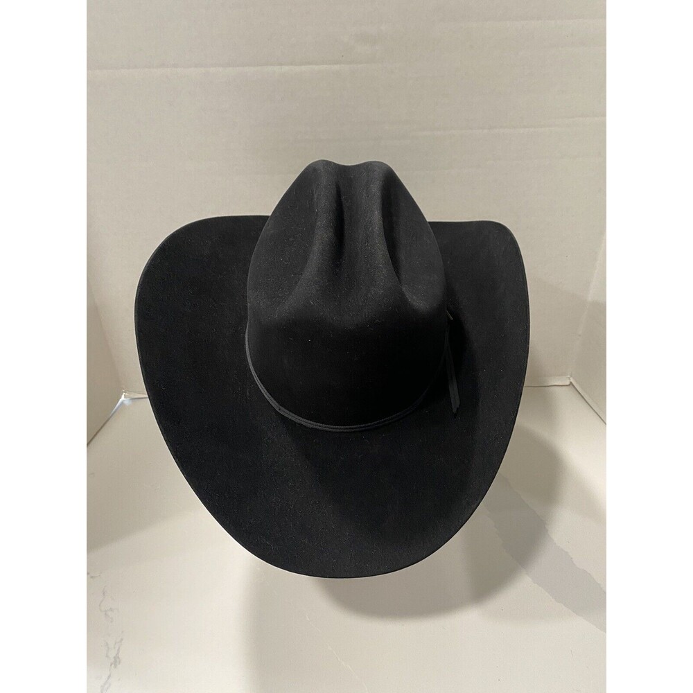 Larry Mahan’s Hat Collection El Vaquerito XXX Black Cowboy Hat Size 6 3/4 - Picture 1 of 8